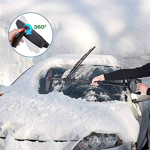 BOFAC 雪かきスコップ 除雪スコップ 3in1 除雪ブラシセット 組み立て式 多用途 車載スコップ 雪かきシャベル スノーダンプ 4枚目