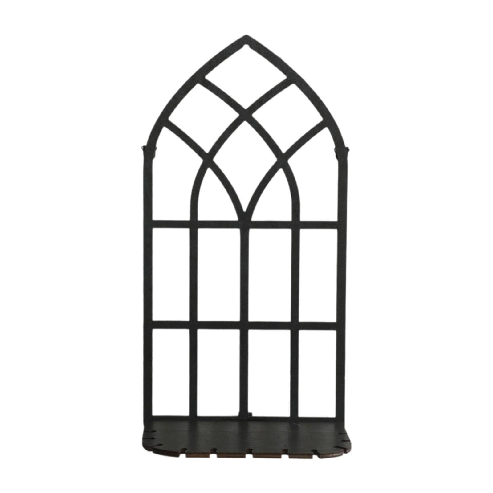 TWISAXC Decorative Wall Display Organizer Floating Shelf Rustic Wall Sconce Candle Holder Living Room Candle Sconce, Style B