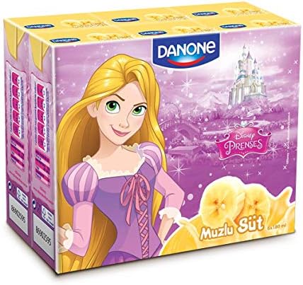 Danone Disney 6'lı Muz Aromalı Süt (6x180 ml)