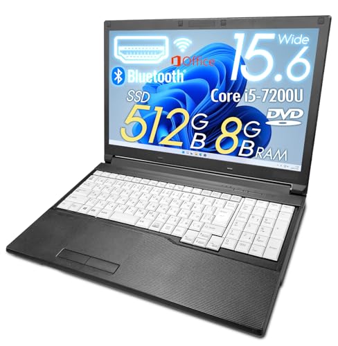 yςݕizm[gPC LIFEBOOK A577(L[{[h)/15.6^/eL[/Win11 Pro/7 Core i5-7200U/SSD512GB/8GB/HDMI/Wi-Fi/Bluetooth/MS Office H&B 20