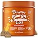 Zesty Paws Allergy Immune Supplement for Dogs - with Omega 3 Wild Alaskan Salmon Fish Oil & EpiCor + Digestive Prebiotics & Probiotics - Anti Itch & Skin Hot Spots + Seasonal Allergies - 90 Chews