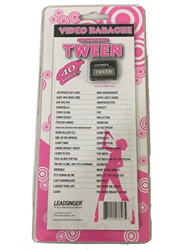 Leadsinger Video Karaoke Musikartridge, Tween, 40 pistas, Vol. 48