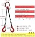 G80 Alloy Steel Chain Sling - 2-Leg Chain with Grab Bucket and Hook for Safe Traction and Efficient Loading/Unloading of Goods, Industrial Use.