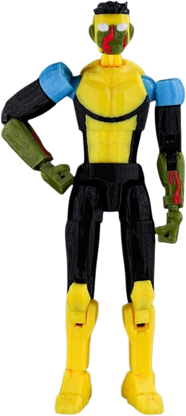 T13 Action Figure Highly Articulated 3D Printed Figurine Home Desktop Decor