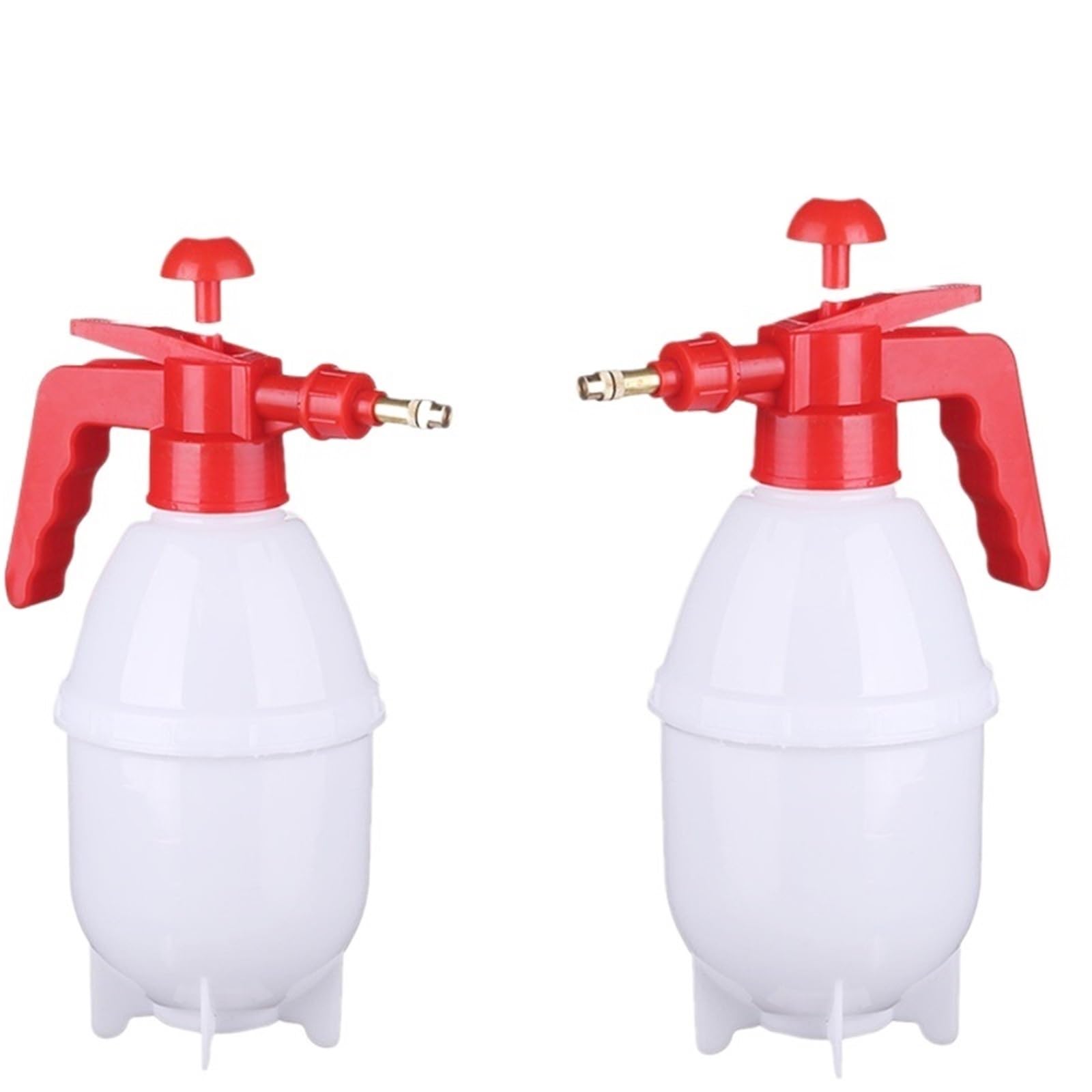 DSFIHJO 2-Piece Hand Pressure Water Sprayer Trigger Air Pump Garden Spray Bottle Car Cleaning Watering Can(2Pcs 0.8L White)