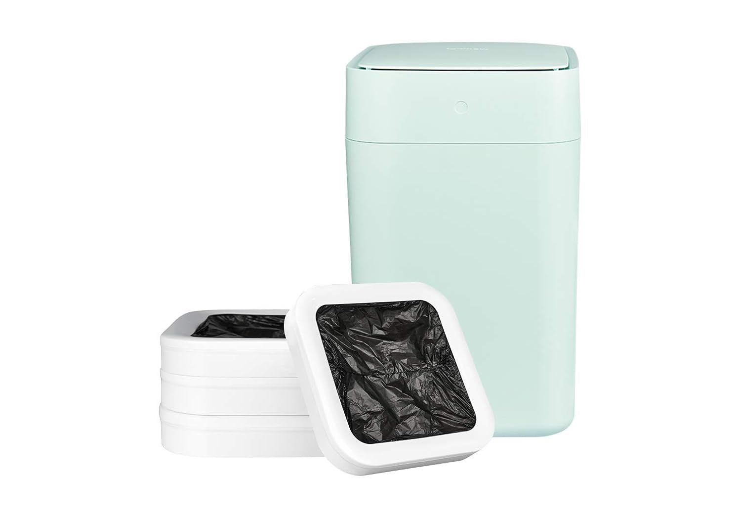 TOWNEW T1 SelfSealing and SelfChanging 4 Gallon Trash Can Automatic Open Lid and