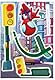 Komar Wandtattoo - Spidey and His Amazing Friends Lamp Swing - Größe 50 x 70 cm - Marvel, Wandsticker, Kinderzimmer, Aufkleber, Bunt