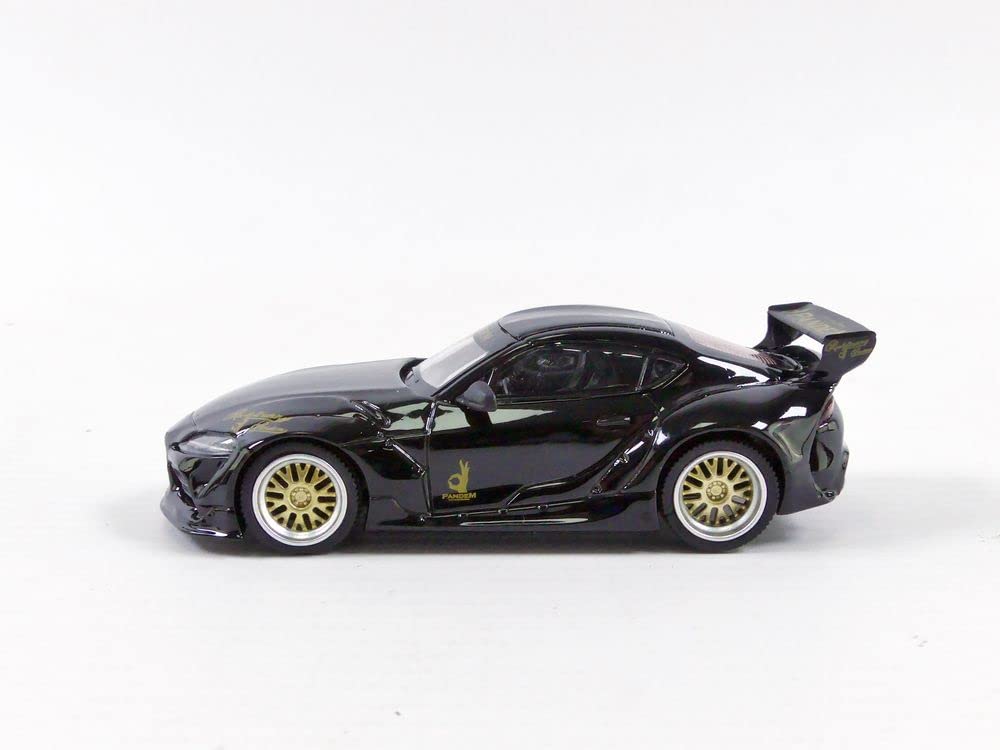 Amazon | MINI GT 1/64 Pandem GR スープラ V1.0 ブラック 左