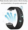 Correas Deportivas de Nylon Compatibles con Huawei Watch Fit 5/Fit5 Pro/Fit4/4Pro/Fit3, Correas de Repuesto Ajustables Transpirables Impermeables para Hombres Mujeres 8