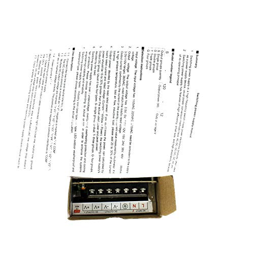 Fuente de alimentación 120W 12V DC S-120-12 GalaxyElec miniatura 3