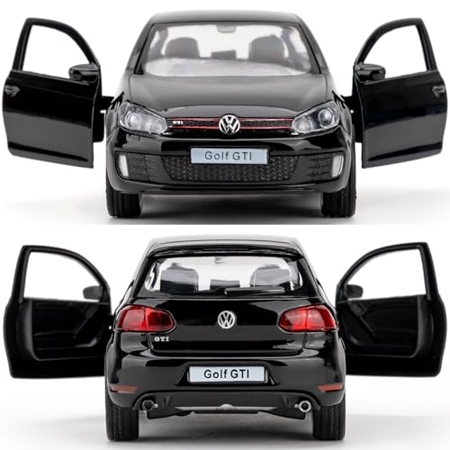Volkswagen Golf GTI a escala 1:36, modelo diecast con puertas miniatura 5