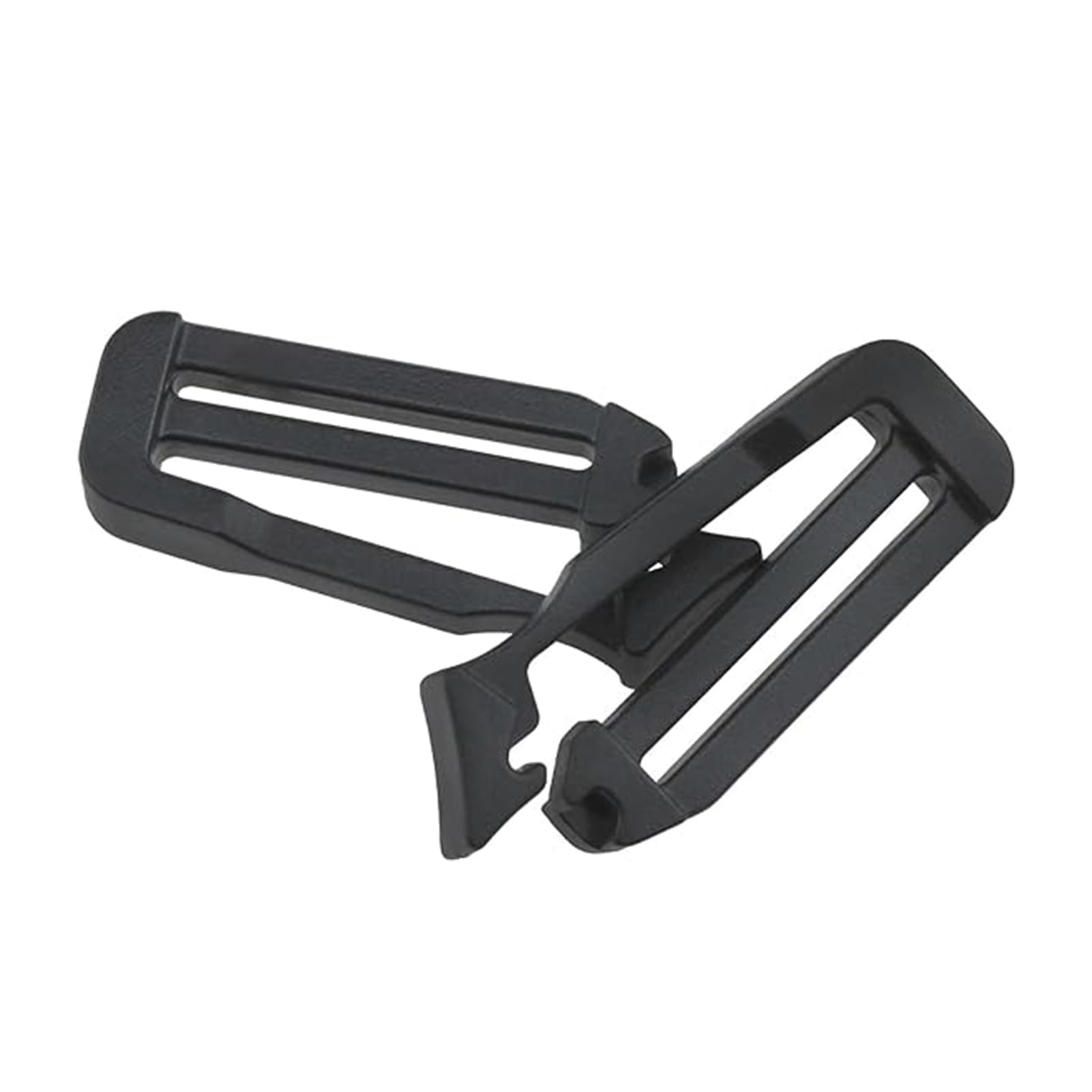 10 hebillas de clip de cincha de 1 pulgada Molle clips de conexión de correa hebilla de gatillo deslizante clip de mochila, 38 mm unilateral, 38mm Unilateral