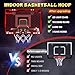 HopeRock Indoor Basketball Hoop for Kids, Over The Door Mini Basketball Hoops, with LED Light, Scoreboard, Birthday Toys Gifts for 5 6 7 8 9 10 11 12+ Year Old Boys