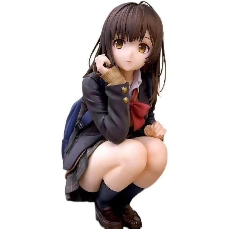 Image of Anime Girl - Ogiwara Sayu (Higehiro) Action Figure for Home Table - Desk & Car Deskboard Decor | 15cm Ogiwara Sayu Anime Figure | Gift for Kids, Family & Friends (Ogiwara)