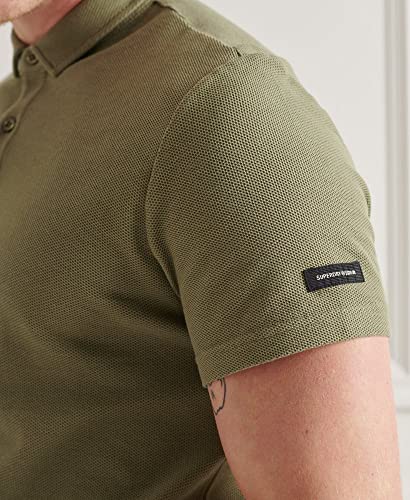 Superdry M1110194A Tessuto Jersey Uomo, Verde