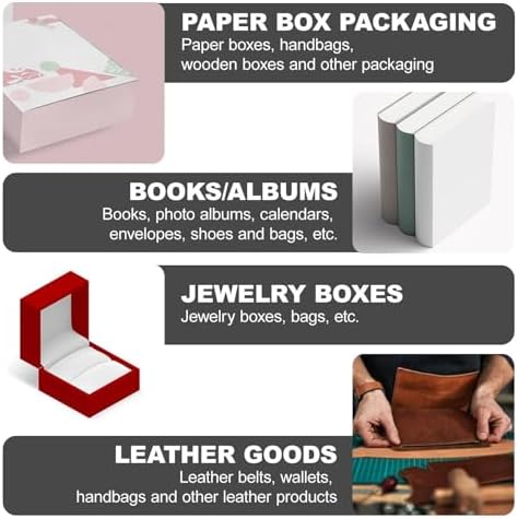 Portable Leather Glue Machine, 150W Hot Melt Roller Dispenser, 50-300℃ Adjustable Temperature, Digital Display for Crafts, DIY, and Upholstery (50ml-10mm)