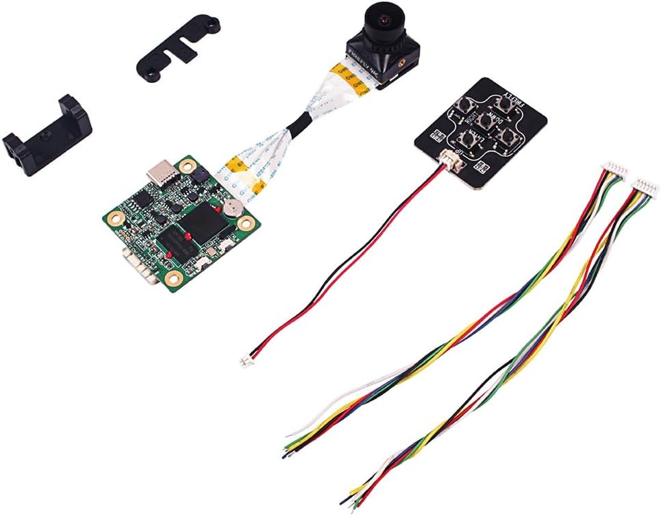 4K Split Cam 3D Gyroflow V4 HD Recording Device FPV Camera WDR Low Latency TV Output RC Trigger for Capturing Drones Easy to Use