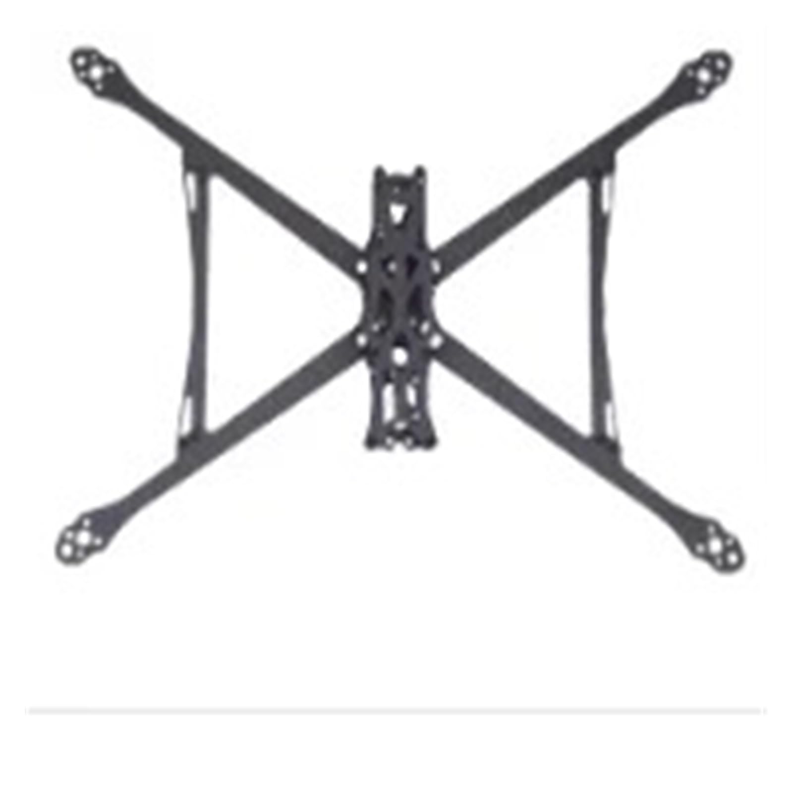 Kit de cadre quadrirotor, HD 8/9/10 pouces 3K entièrement en Fiber de carbone 362mm 390mm 457mm empattement 5.5mm bras for Drone Freestyle longue portée(10 inch)
