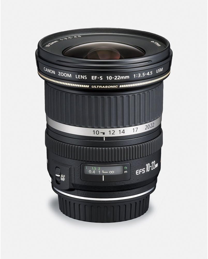 Canon EF-S 10-22mm f/3.5-4.5 USM SLR Lens for EOS Digital SLRs (Renewed)