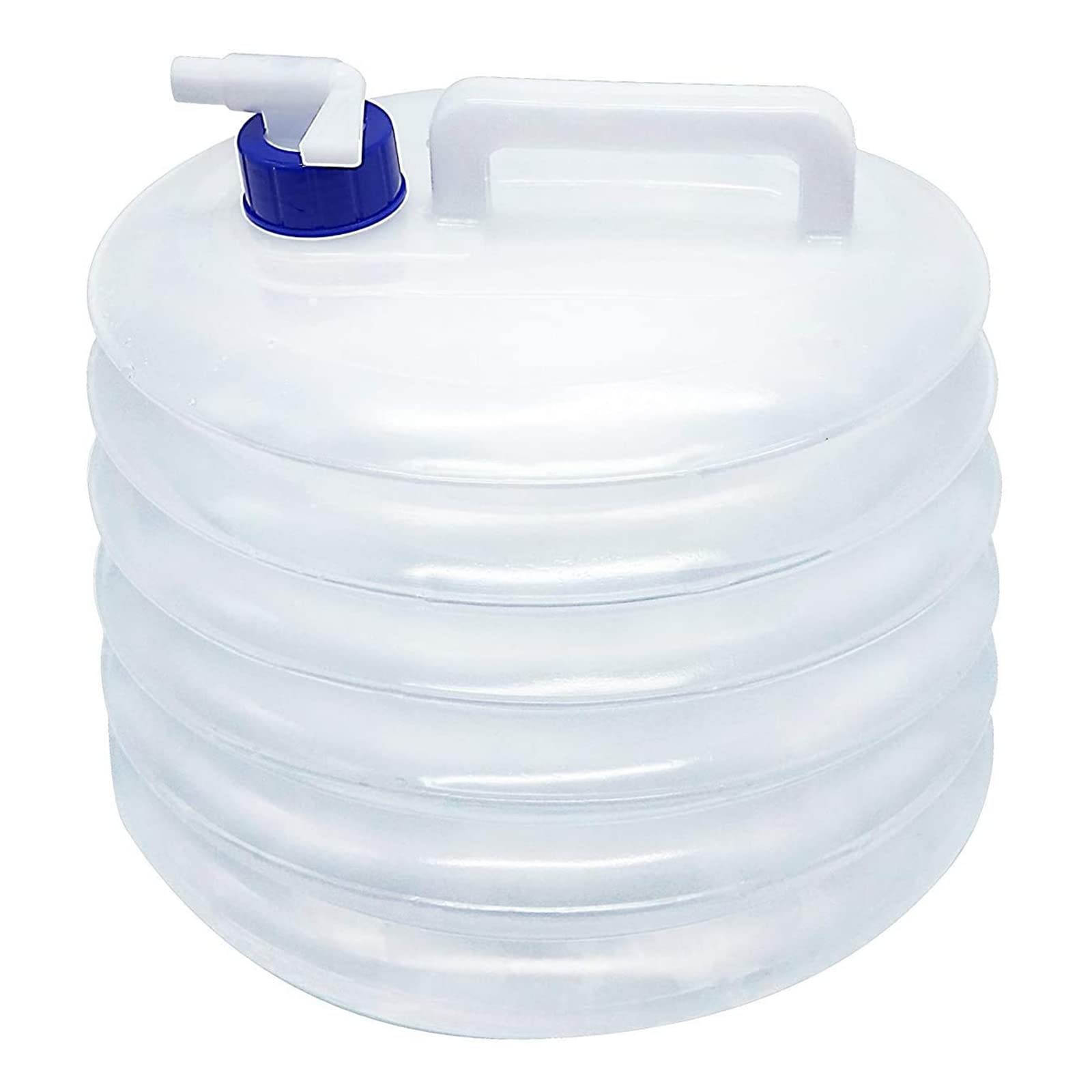 Foxnsk 15L Collapsible Water Container, 5L 10L Portable Folding Water Carrier With Tap, Bpa Free Water Carrier Tanks - Water Storage For Camping, Hiking, Climbing, Outdoor, Fishing, Travel (15L)