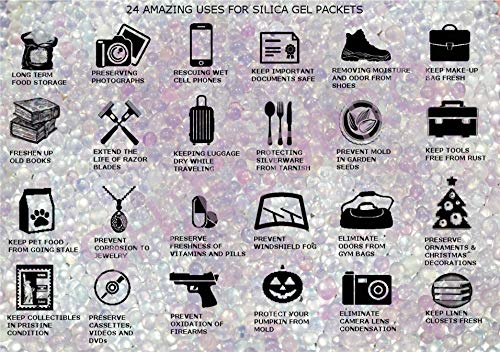 Discount Mylar Bags Shieldpro Pillowpak 10 Gram Silica Gel Desiccant For Camera Cases, Gun Safes And Scientific Uses (50) #TOP4