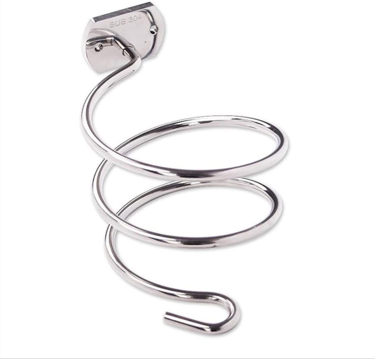 Soporte for secador de pelo de pared, soporte for secador de pelo, soporte for secador de pelo de pared de acero inoxidable 304, organizador de almacenamiento for alisar, perchero for baño, estante fo
