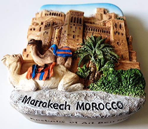 Imán decorativo rectangular de resina hecho a mano 7.3 cm miniatura 2