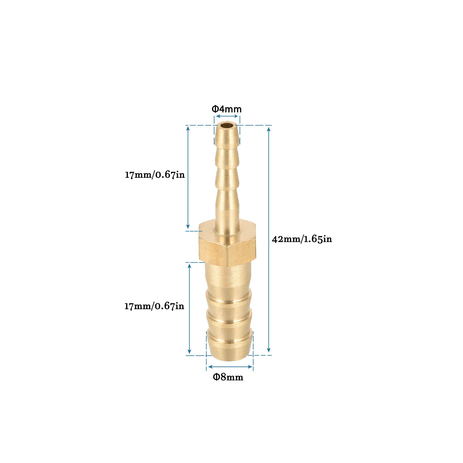 Raccordo rubinetto in ottone - tubo flessibile - 5/8 - maschio - 15mm