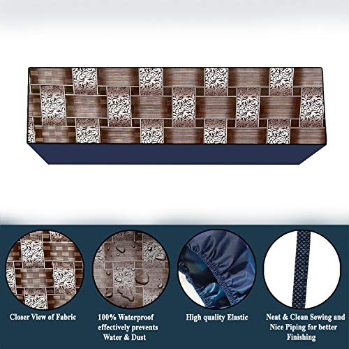 Image of Polycarbonate Water & Dustproof Split Ac Cover for Lloyd 1 Ton 3 Star Ls12i3fi-o, Blue (Color03)