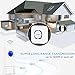 Coolqiya Wireless Doorbells Chimes for Home with 2 Remote Door Bell Buttons Waterproof and 1 Plug in Receiver, No Battery Required for Receiver 58 Ringtones
