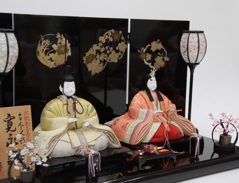 雛人形 木目込み 親王平飾り 真多呂 古今人形 寛永雛 伝統的工芸品 hn250