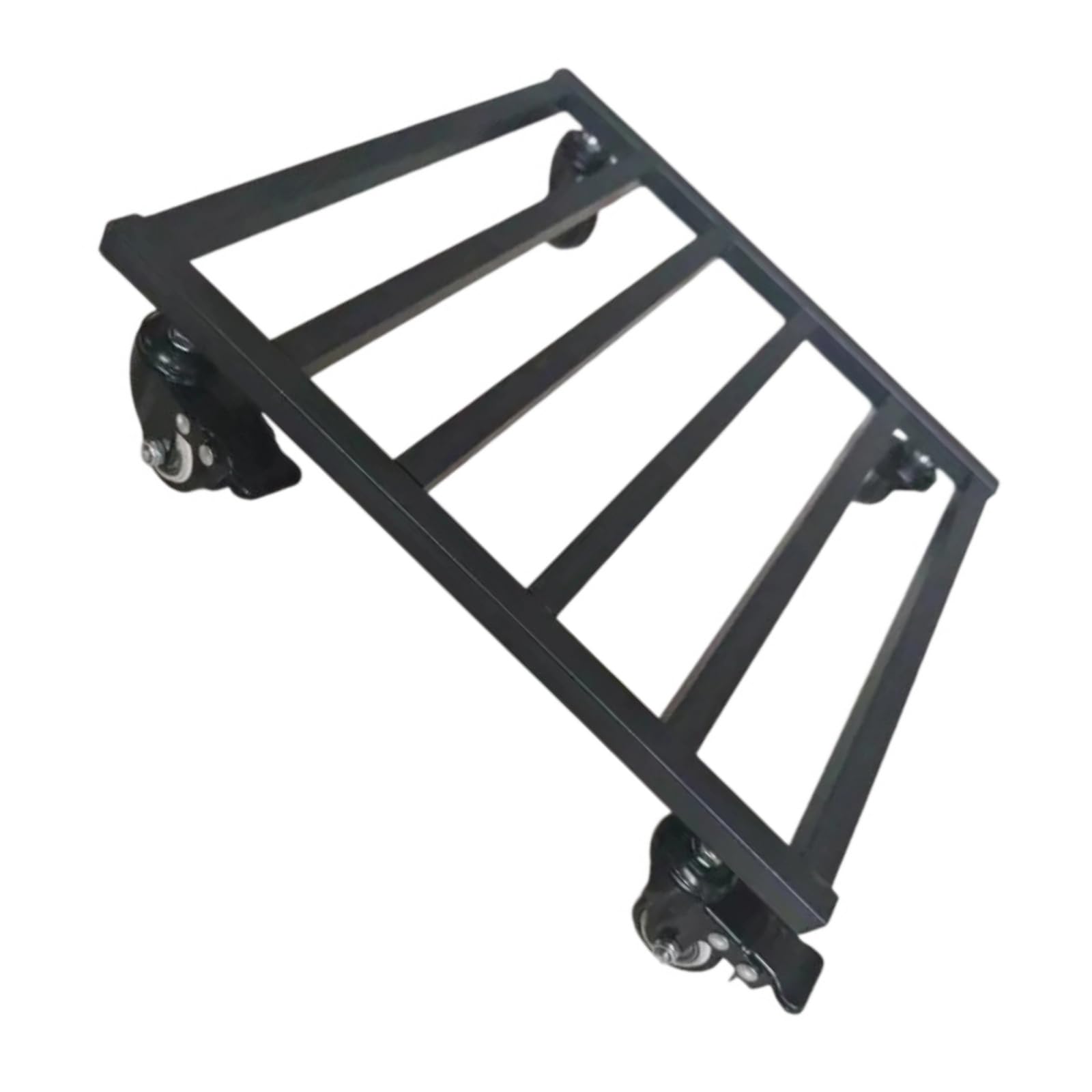 Plate-forme mobile en acier au carbone robuste et base mobile sans outil