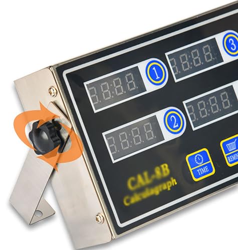 Timer da cucina a 8 canali con timer indipendente e promemoria a tre stadi per cucinare professionalmente, cuocere e preparare il caffè