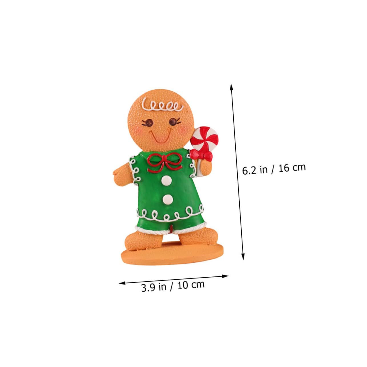 PRETYZOOM 2 Piezas Adorno De Hombre De Jengibre Navideño Adorno De Mesa para Fiesta De Navidad De Escritorio para Decoración De Ventana