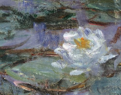 Cuadro de lienzo de Monet Nimpheas Bleus de 60x90cm para decoración de interiores
