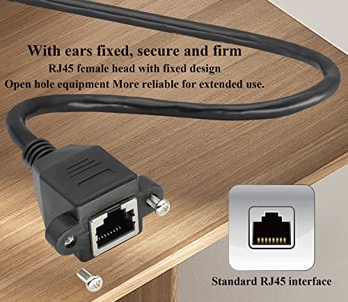 zdyCGTime CAT6 90 Degree RJ45 Twisted Pair Network Cable with Ear Extension Cable - Image 4