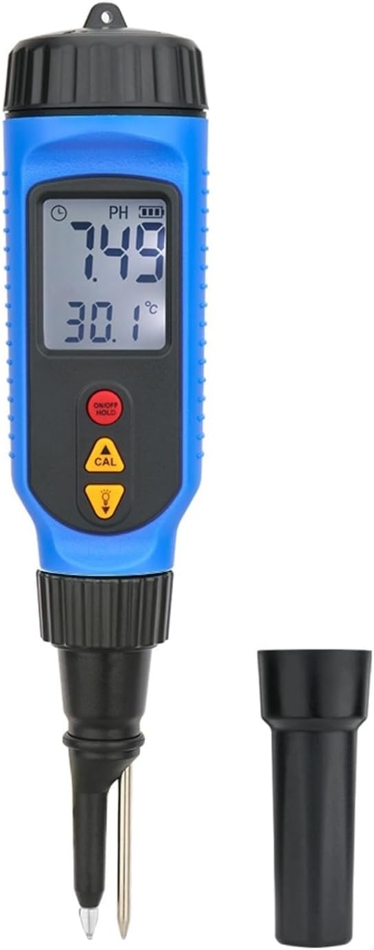 Digital Penetration PH Meter Dough Meat Vegetable Fruit Sauces Semi-Solid PH Tester Acidimeter