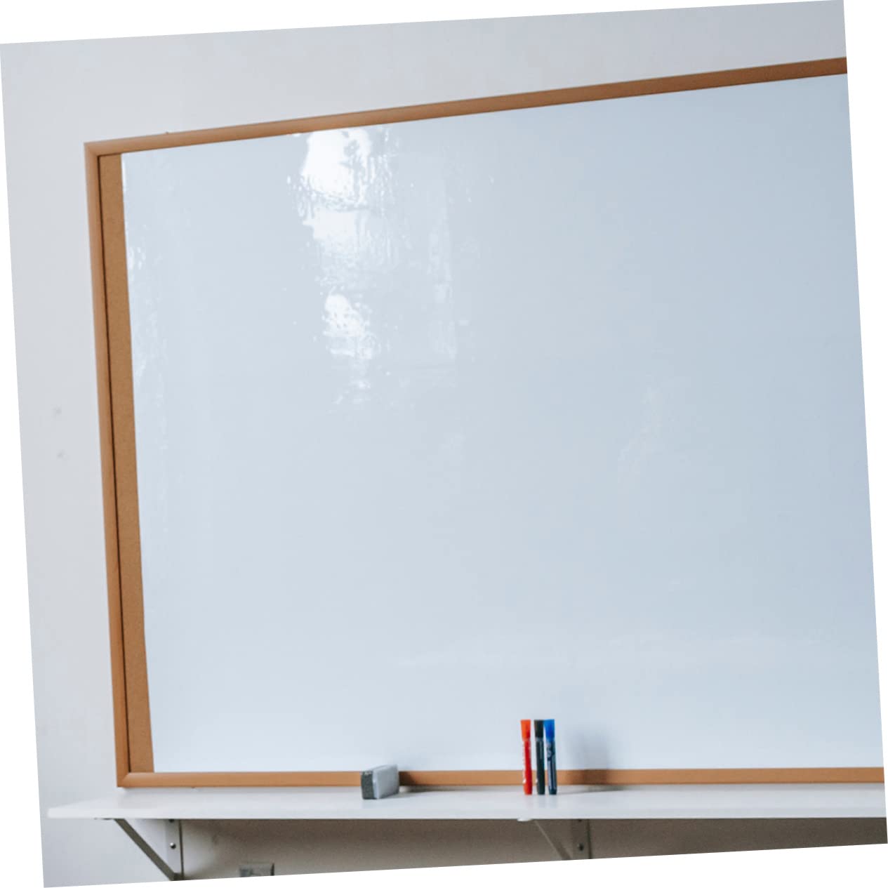 NUOBESTY Autocollant Mural Tableau Blanc Effaçable à Sec 1 Set en Pe, Surface Lisse pour Écriture et Dessin, pour Bureau et Occasions Spéciales