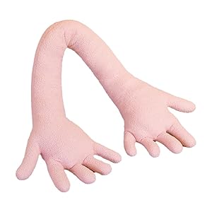 Divertida almohada de brazo para novio, almohada de brazo largo, muñeca de felpa para dormir, almohada de pierna larga, almohada grande para abrazar el brazo, muñeca para dormir