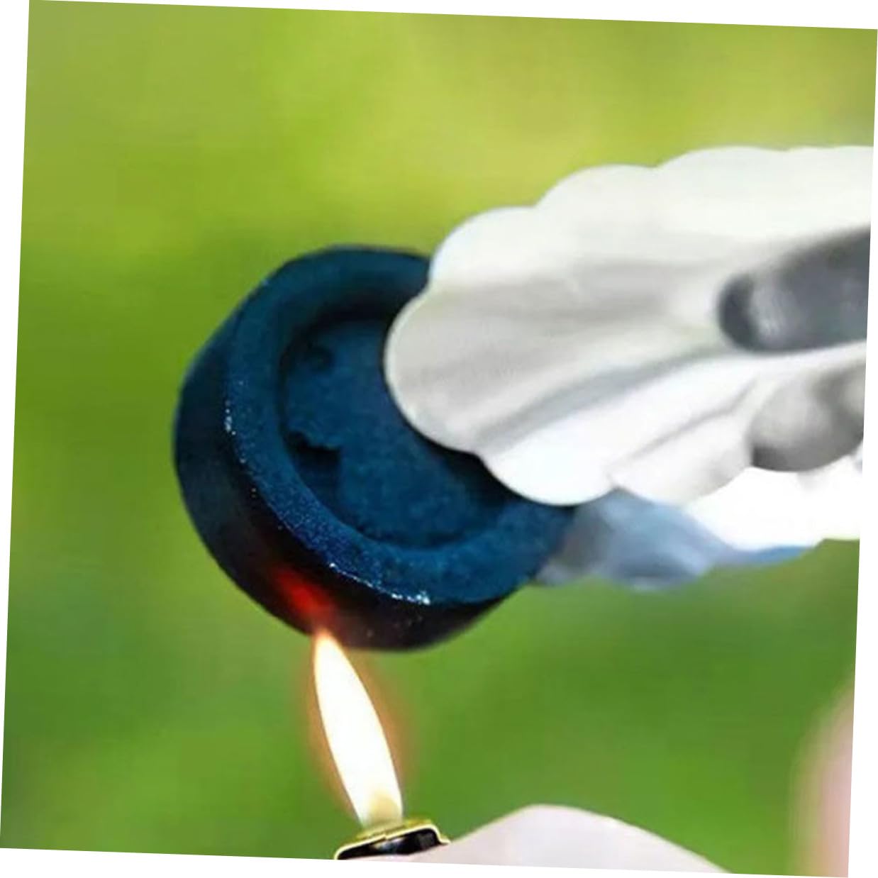 jojofuny 70 Stück Leichte Holzkohlegrill Tabletten für Grill und Camping Feuer Einfache Handhabung Rauchfrei und Schnell Entflammbar