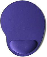 Vista 11 de Alfombrilla de mouse ergonómica para computadora con soporte para reposamuñecas, base antideslizante para juegos para el hogar, oficina, trabajo