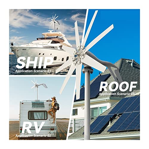 Éolienne 2000W à 8 pales pour sécuriser votre électricité à la maison