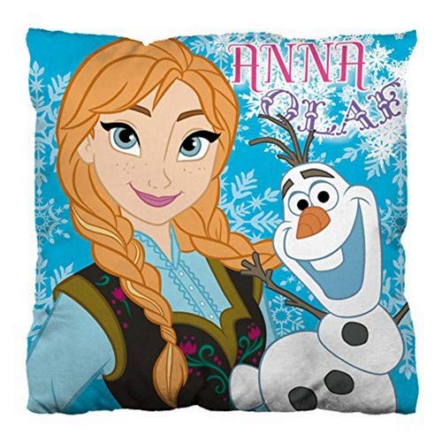 Room Studio 708452 Coussin Carré Motif Reine des Neiges Disney Polyester Bleu 35 x 35 x 4 cm Cover