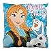 Room Studio 708452 Coussin Carré Motif Reine des Neiges Disney Polyester Bleu 35 x 35 x 4 cm