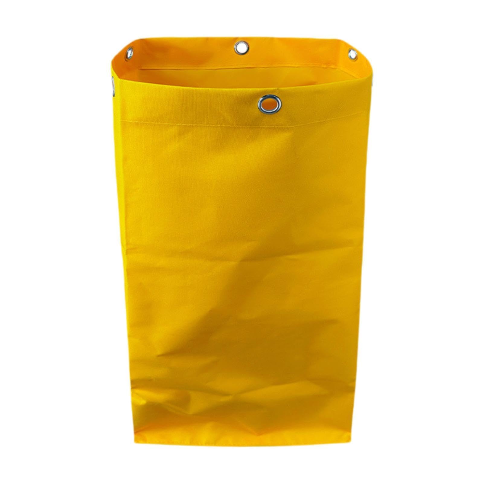 Ersatz Reinigungswagenbeutel, Doppellagig, Wasserdicht, Aus Oxford Material mit Stahlösen, Geeignet für Gewerbliche Reinigungswagen, 72x25x35cm