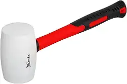 MTX Martelo De Borracha Branca 450G Com Cabo Em Fibra De Vidro- -111969