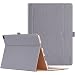 Produktbild Apple iPad Pro Hülle, ProCase Leder Stand Klapphülle für 2017 Apple iPad Pro 12.9 A1670/A1671 und 2015 iPad Pro 12.9" A1584/A1652,Mit Mehrfach Blickwinkeln, Auto Sleep/Wake, Dokumenten Tasche -Grau