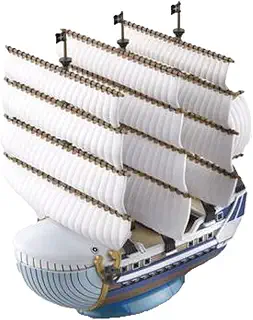BANDAI SPIRITS(バンダイ スピリッツ) ワンピース 偉大なる船(グランドシップ)コレクション モビー・ディック号 (From TV animation ONE PIECE) 色分け済みプラモデル