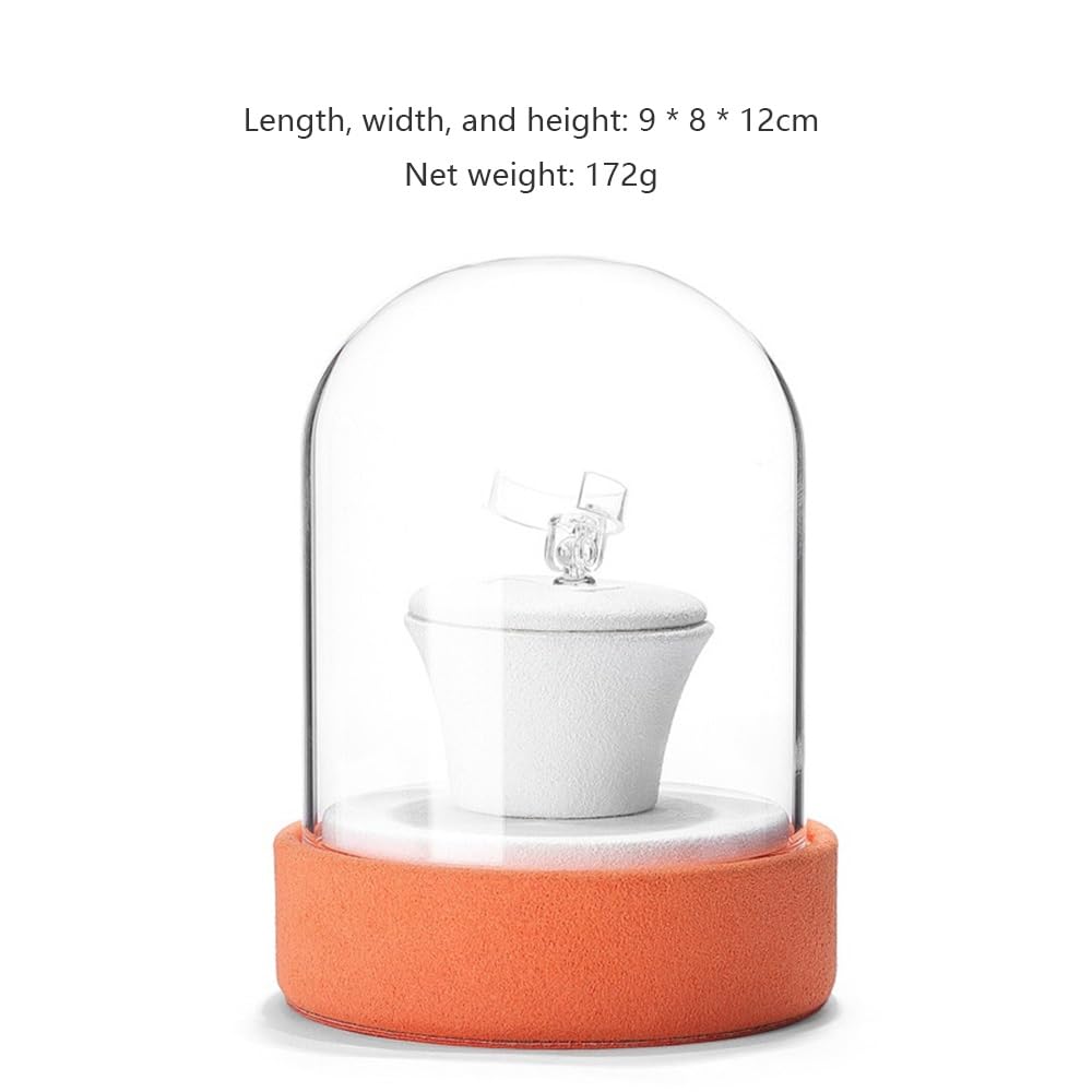Schmuckständer Schmuckvitrine aus Glas, staubdichter Schmuck schmuckaufbewahrung