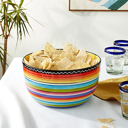 Certified International Tequila Sunrise Deep Bowl, 10.75 By 5.5-Inch,Green #TOP4